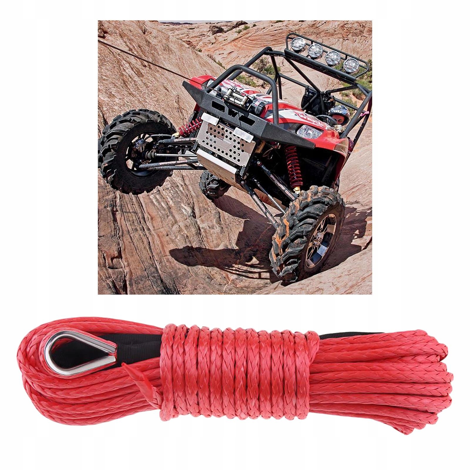 Wytrzymała syntetyczna linka wyciągarki 1/4 cala Kod producenta 4554223634151