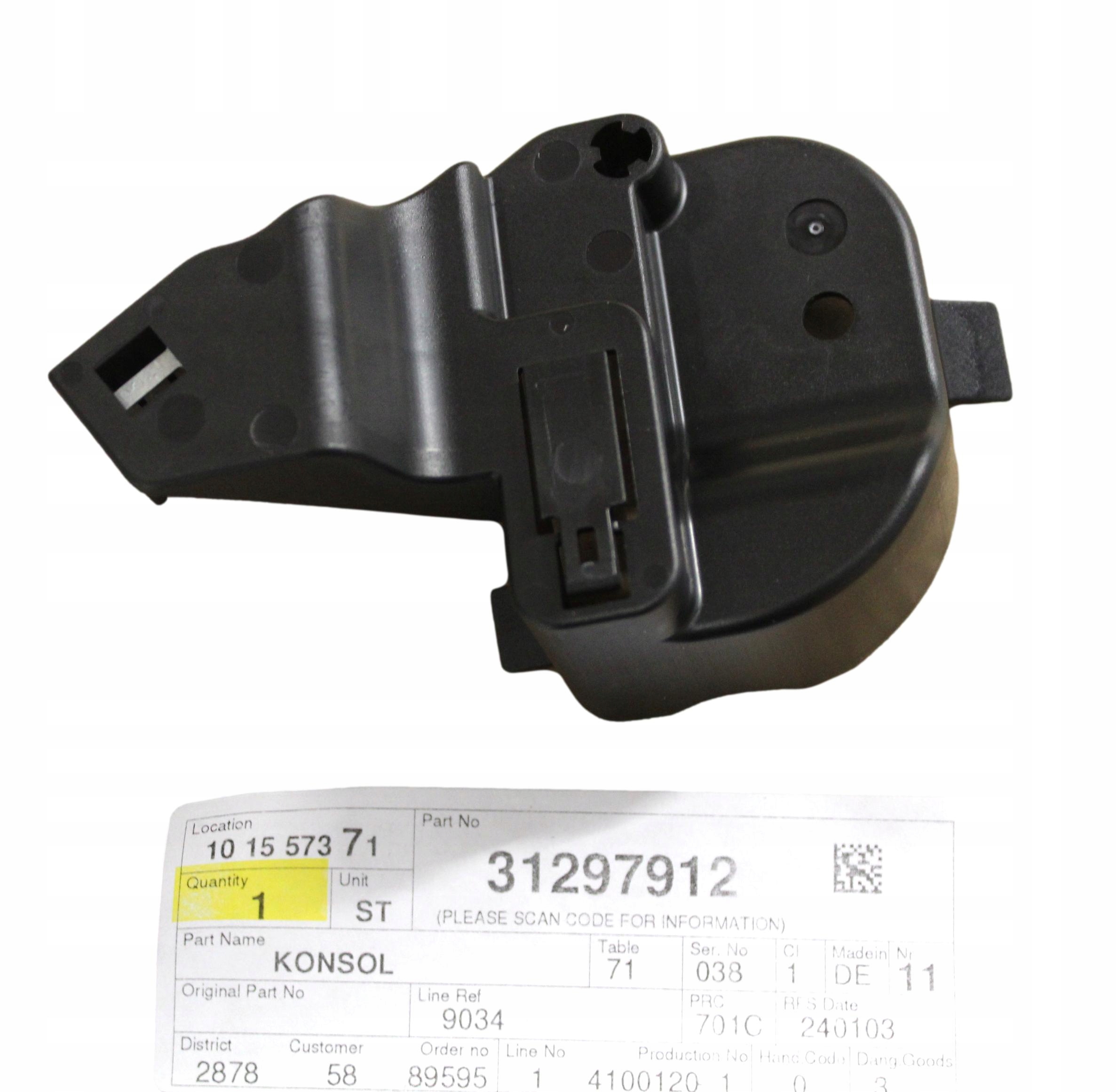 Volvo S60 V60 levý držák upevnění lampy přední část Oe paprsku