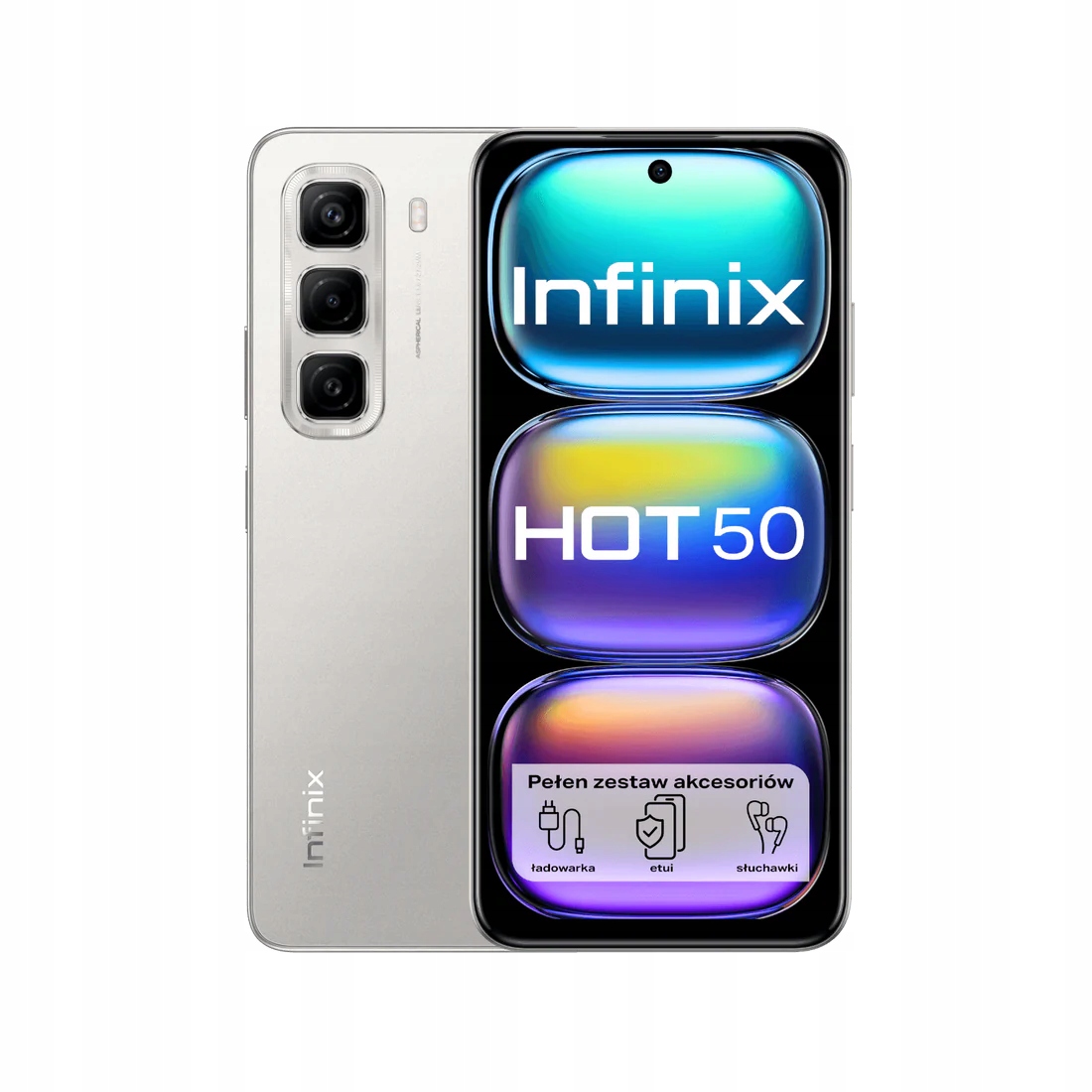 Smartfon Infinix Hot 50 8/128GB Titanium Grey
