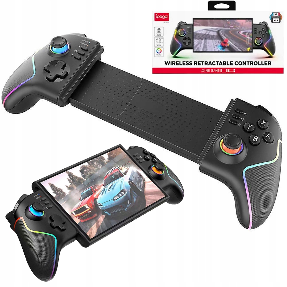 Kontroler pad iPega Rgb Turbo czujnik Halla do Nintendo Switch Switch 2