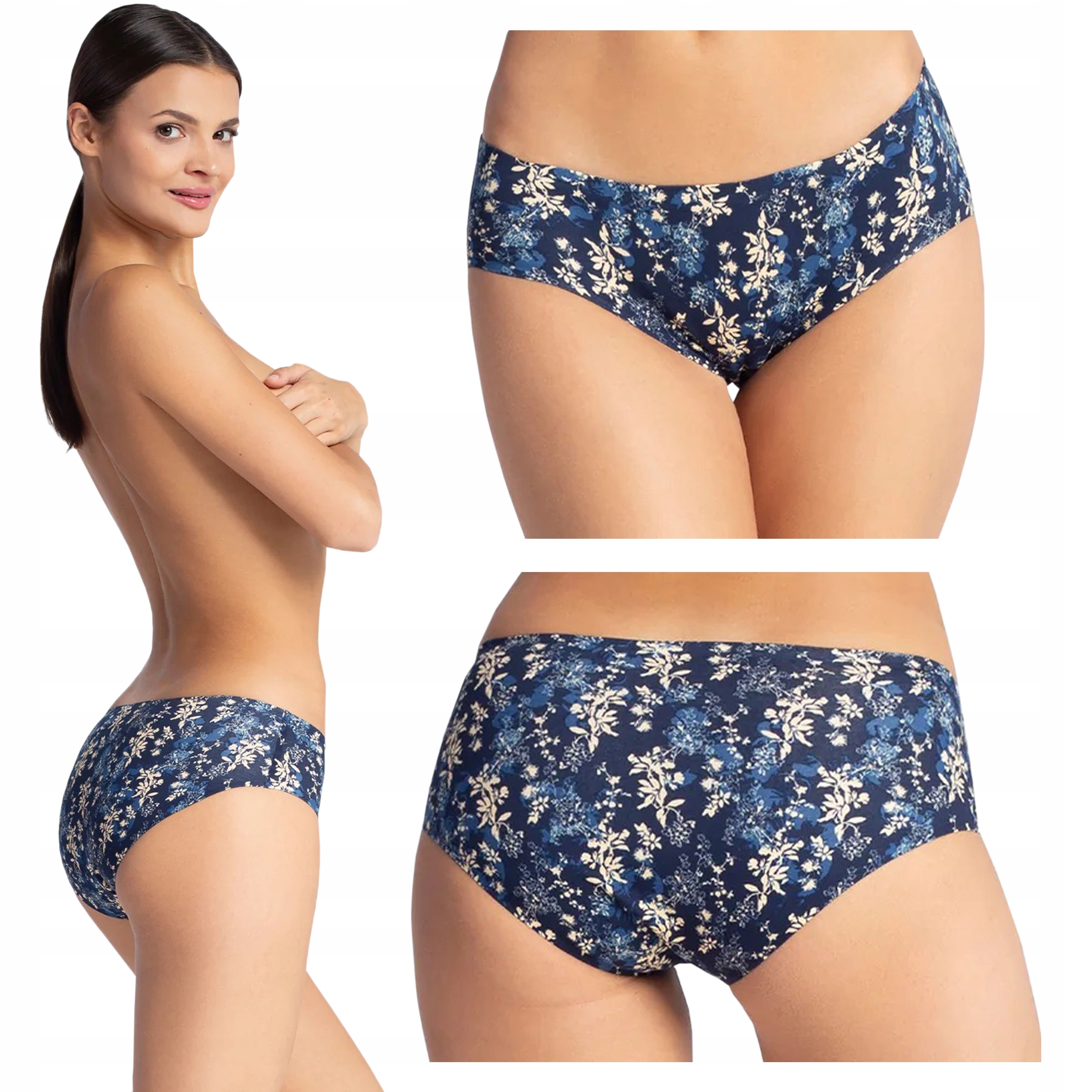 

Gatta bezszwowe majtki Bikini Comfort Print 04 XL