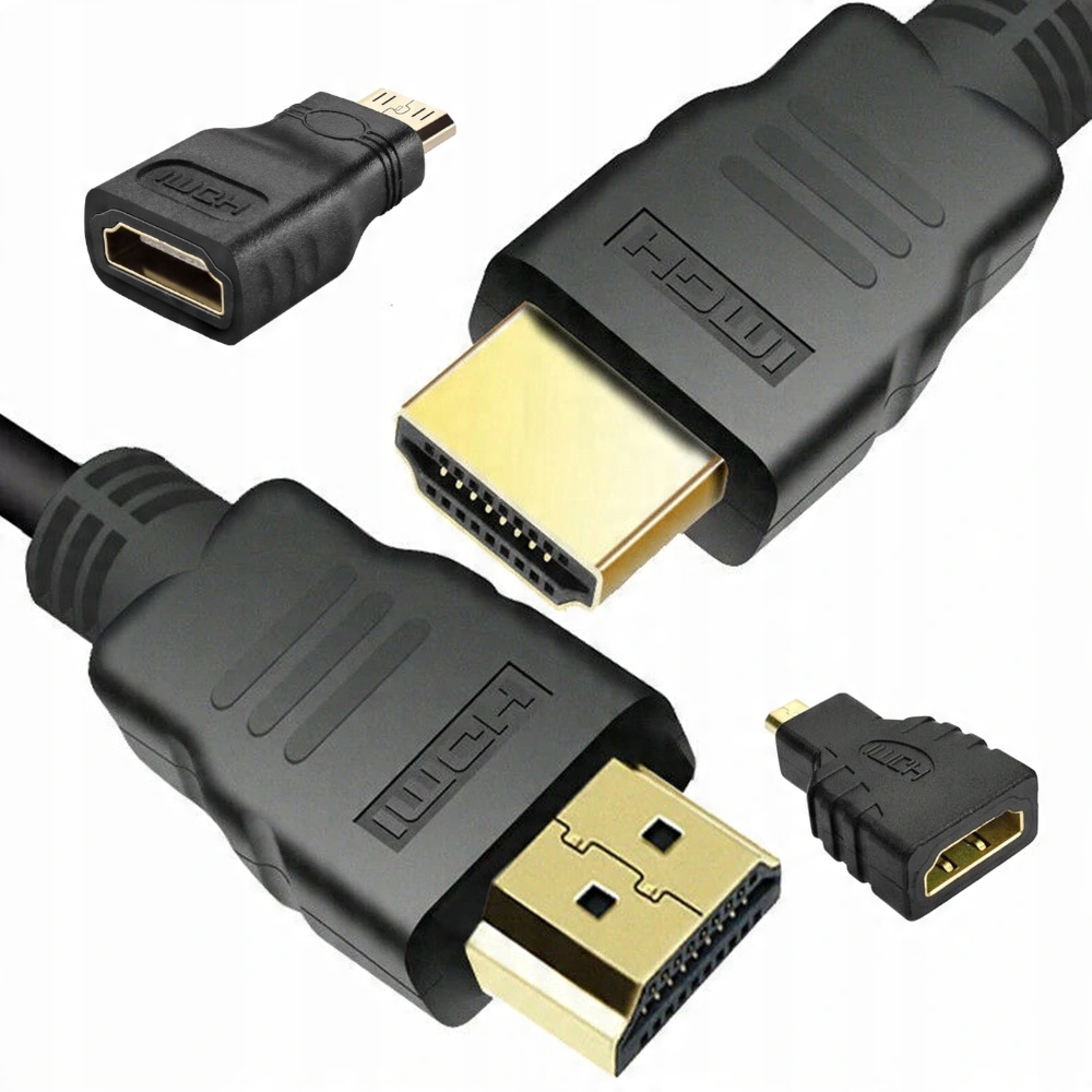 

Kabel Hdmi 2.0 Uhd 4K 1.5m Adaptery micro mini