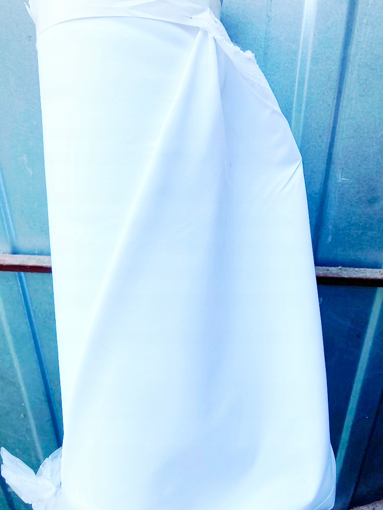 Látka bundová ortalion mikrovlákno Bílá 73m