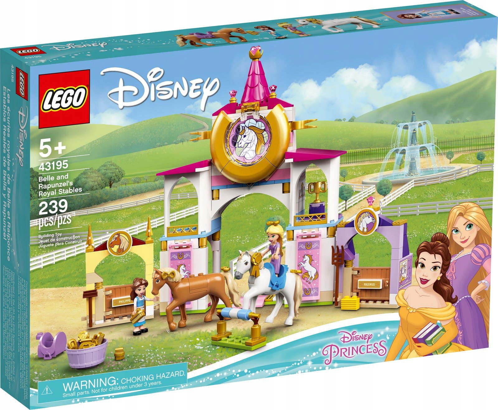Lego Disney 43195 Královské stáje Belly a Rapunzel Nové