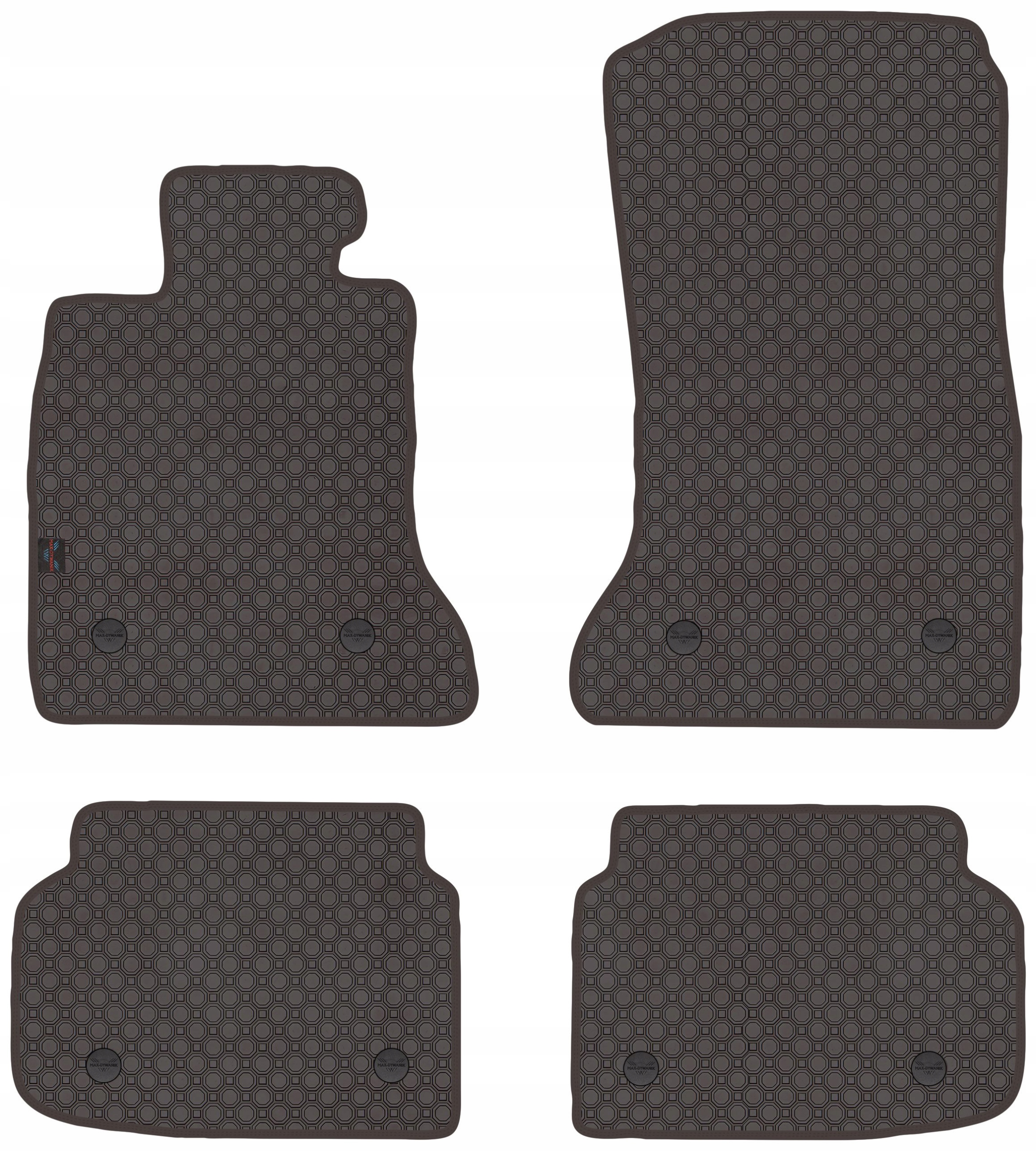 Bmw 7 F01 2008-2015 Koberce guma Bronz