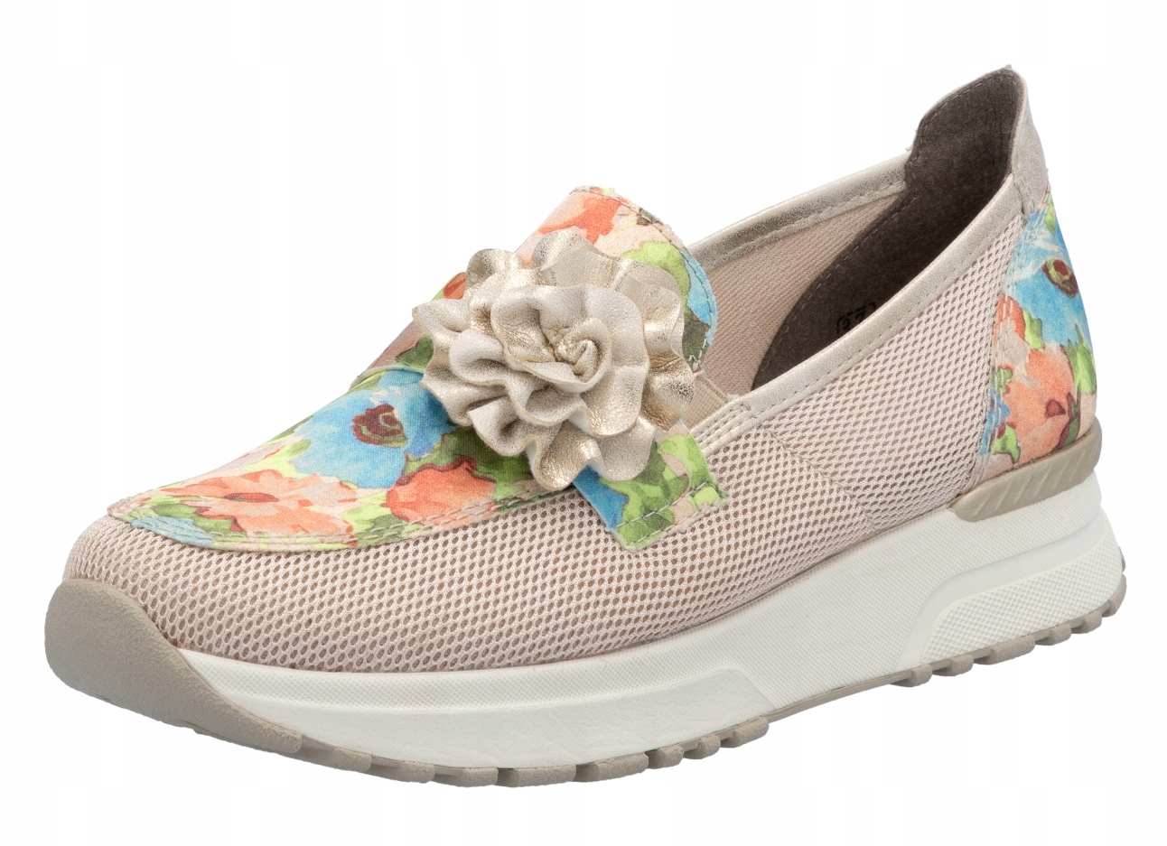 Rieker N7460-31 vel.37 béžové dámské polobotky mokasíny