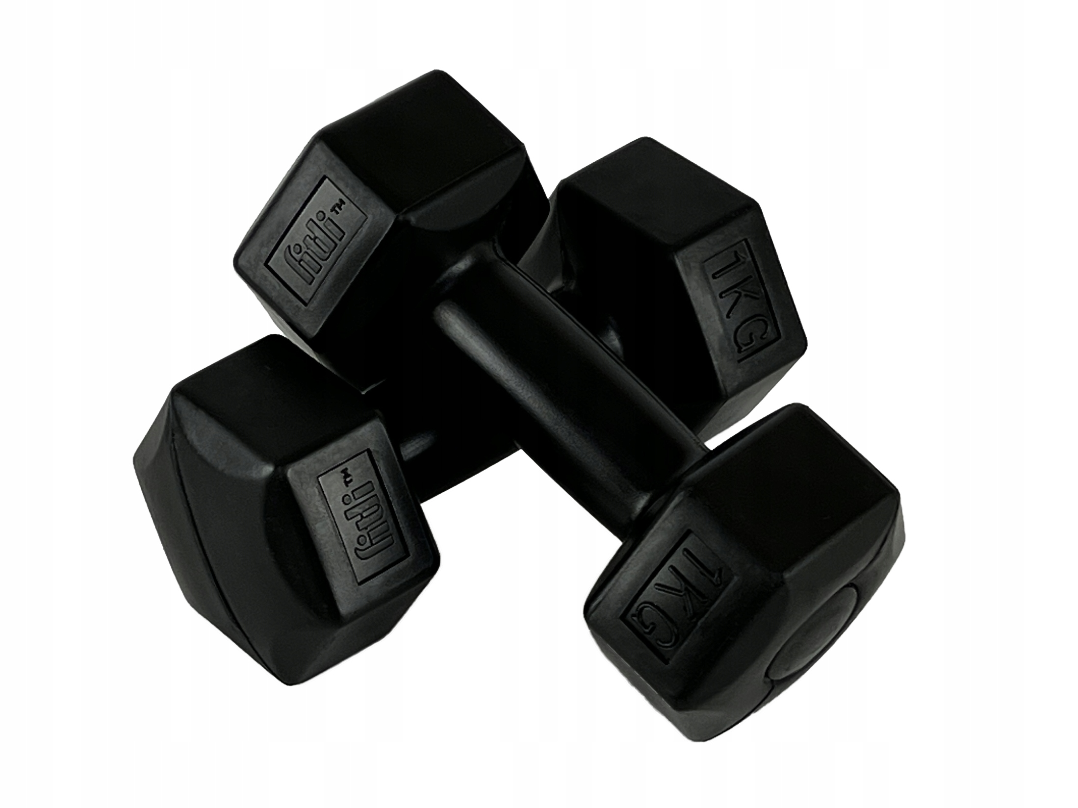 HANTLE 1KG zestaw hantli 1 kg hantelki bitumiczne CIĘŻARKI DO ĆWICZEŃ 2szt Waga 2x 1 kg