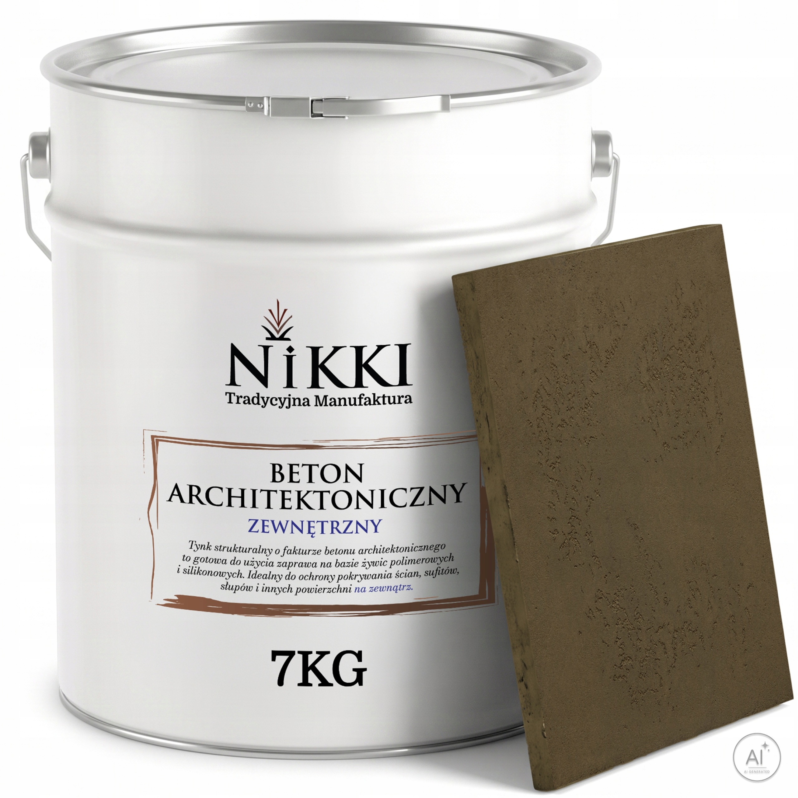 Architektonický fasádní beton 5 m2 7 kg Khaki Tmavý F456