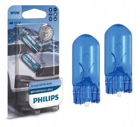 

Philips Żarówki W5W 12V 5W White Vision Ultra