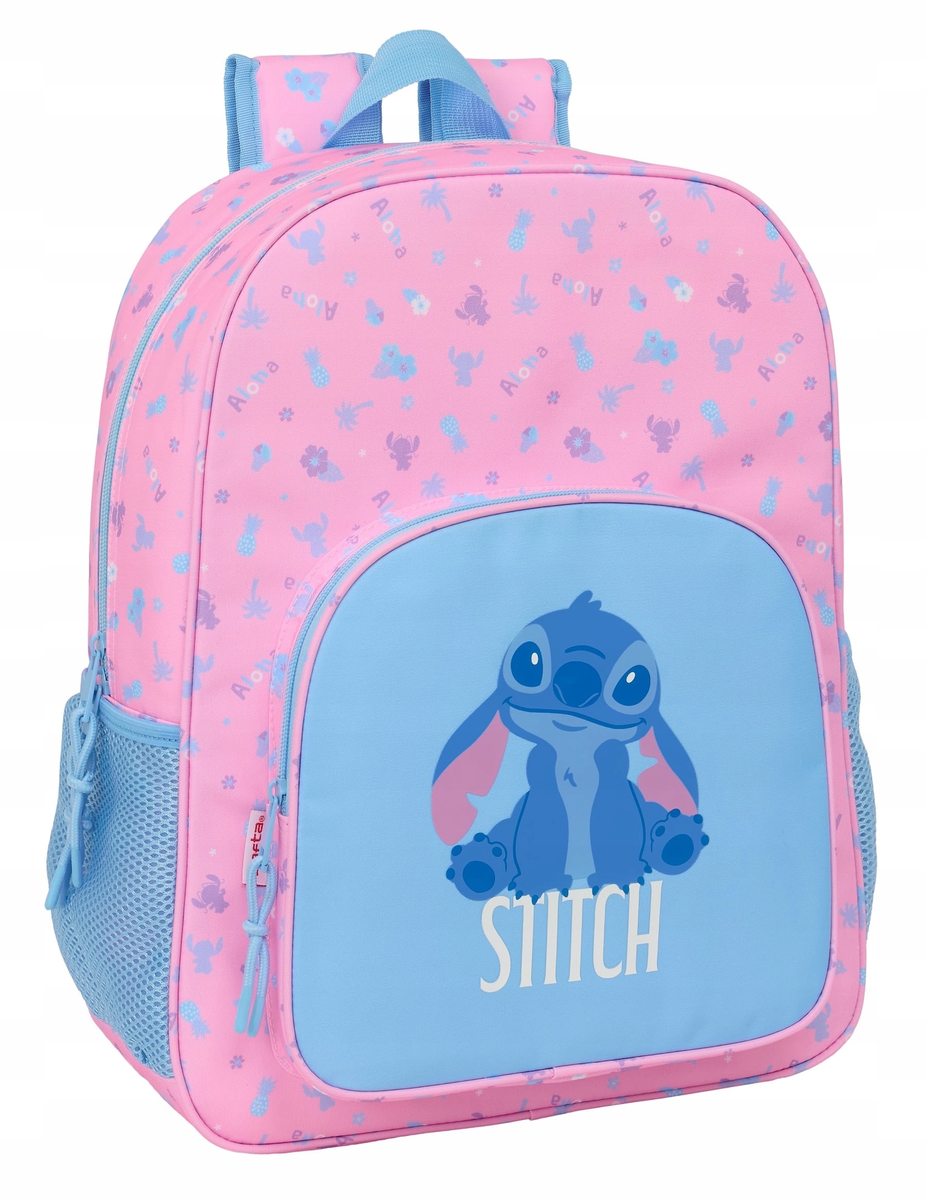 Školní Batoh Disney Stitch Lilo Pro Dívku Růžovo-modrý Aloha