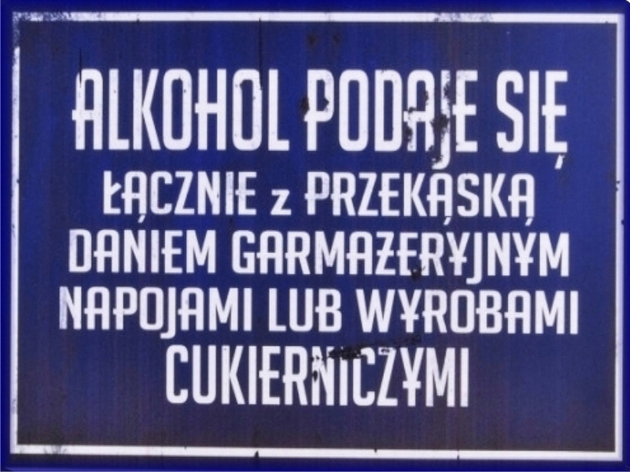 Tabliczka PRL 30x45 cm PRL08