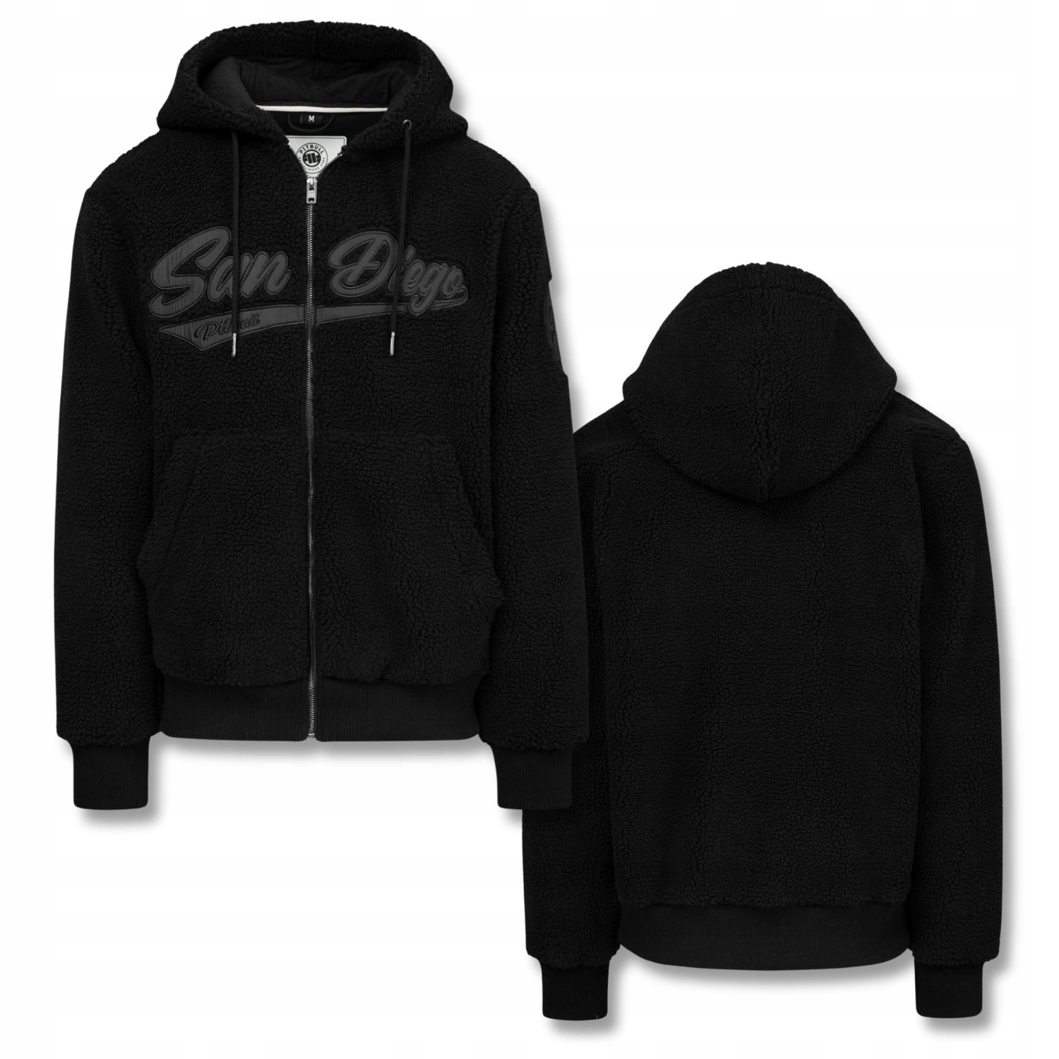 Męska Bluza Rozpinana z Kapturem Pitbull Galaxy Gruba Pluszowa Ciepła