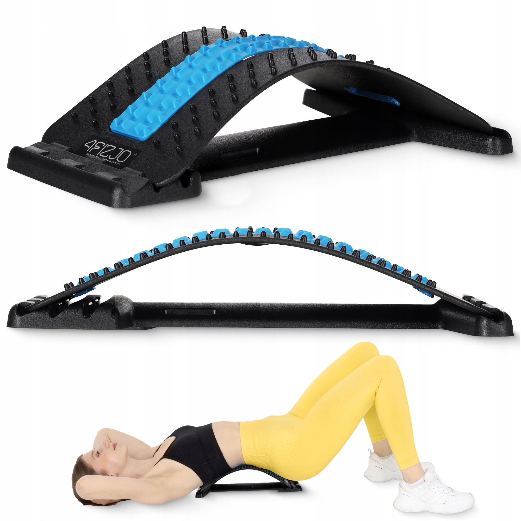 Przyrząd Do Rozciągania Pleców Kręgosłupa Urządzenie Masażer Regulowany