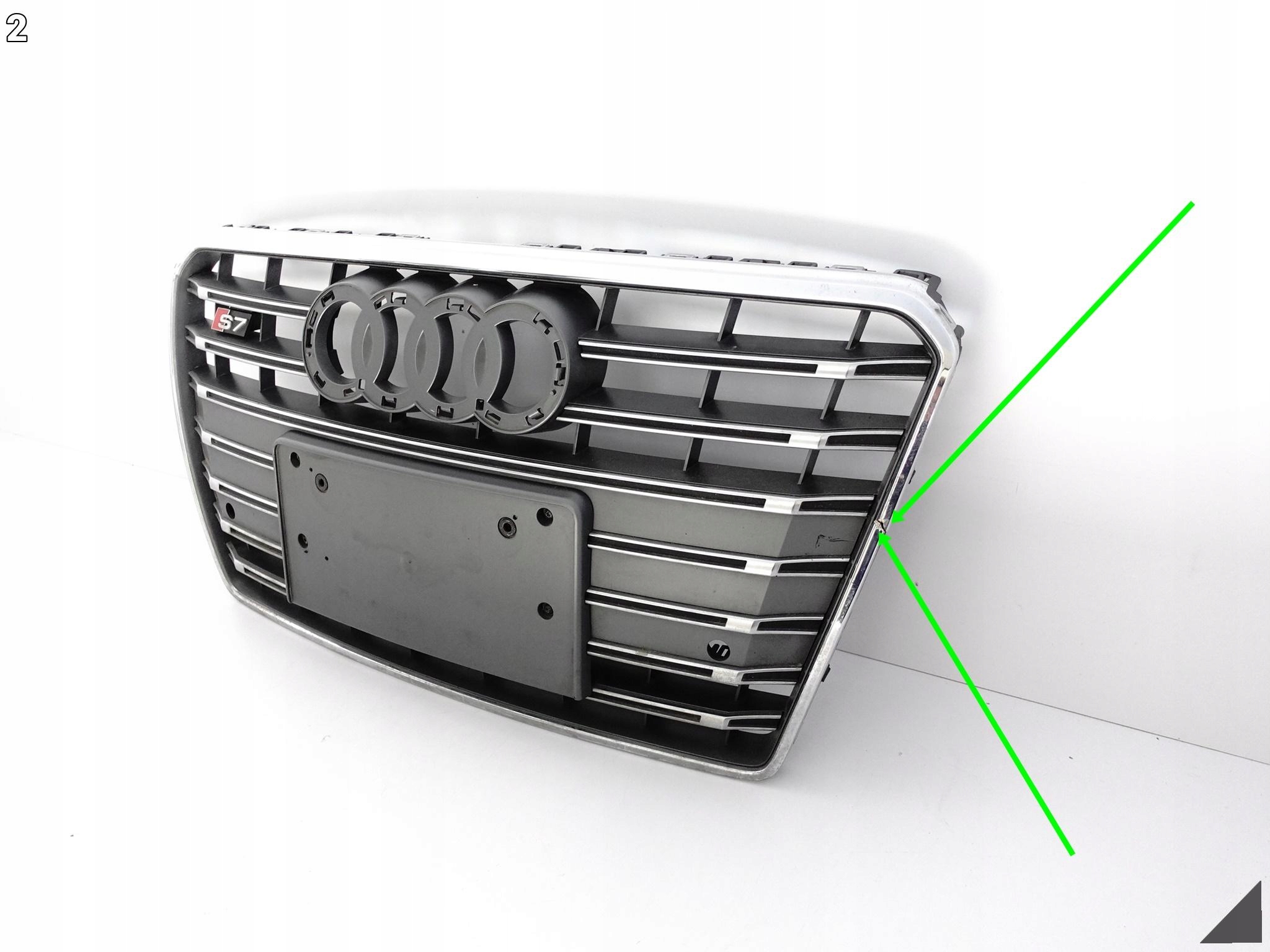 AUDI S7 4G8 C7 10-14 PRZED LIFTEM ZDERZAK GRILL ATRAPA CHROM PRZÓD Producent części Audi OE