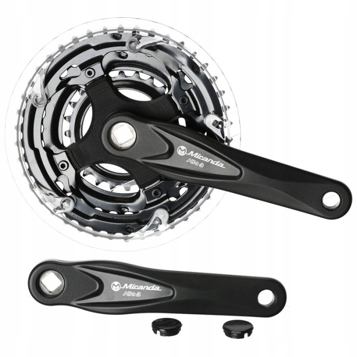Mechanizm korbowy ALFA3 Alu/Stal 170x42/34/24T Cz