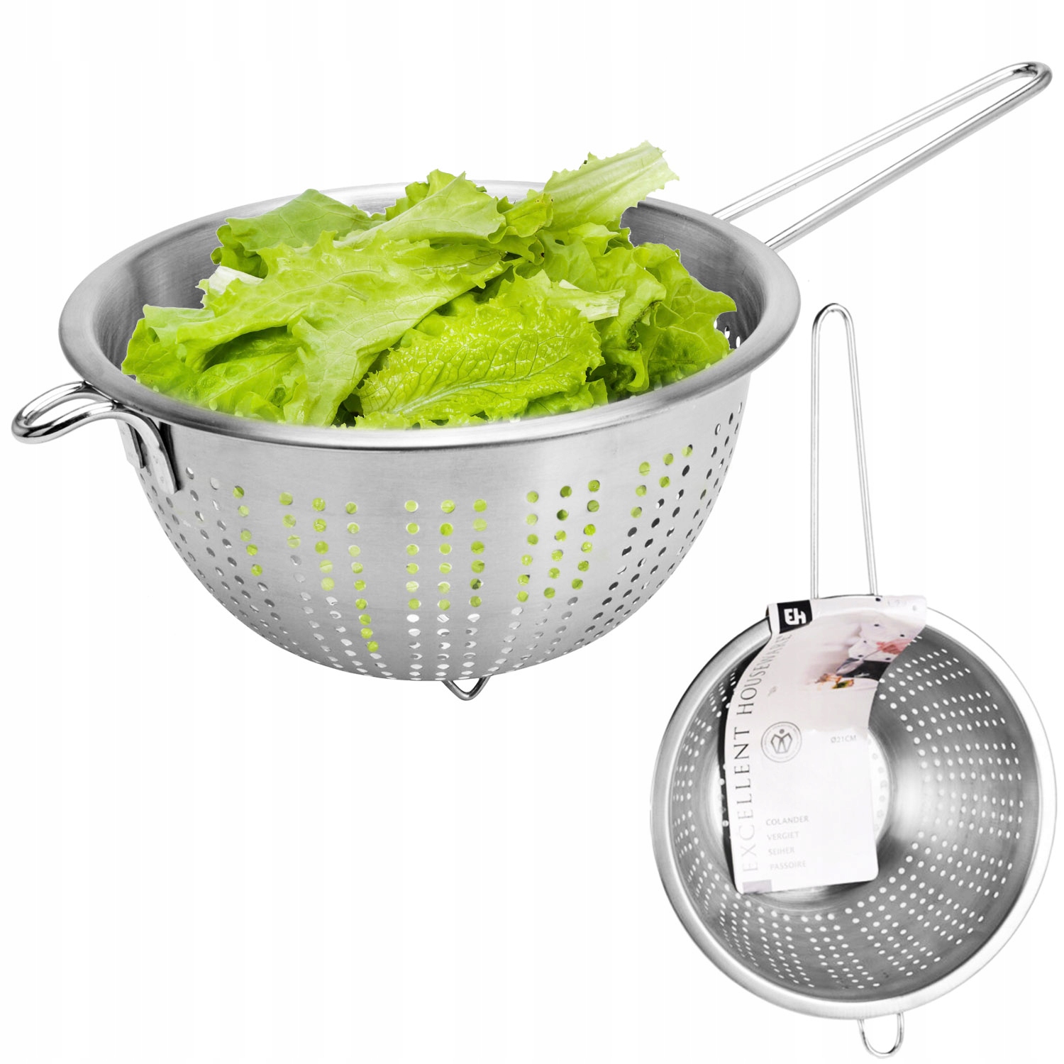 

Cedzak Durszlak Sitko Stalowy Kuchenny 21CM Rączka