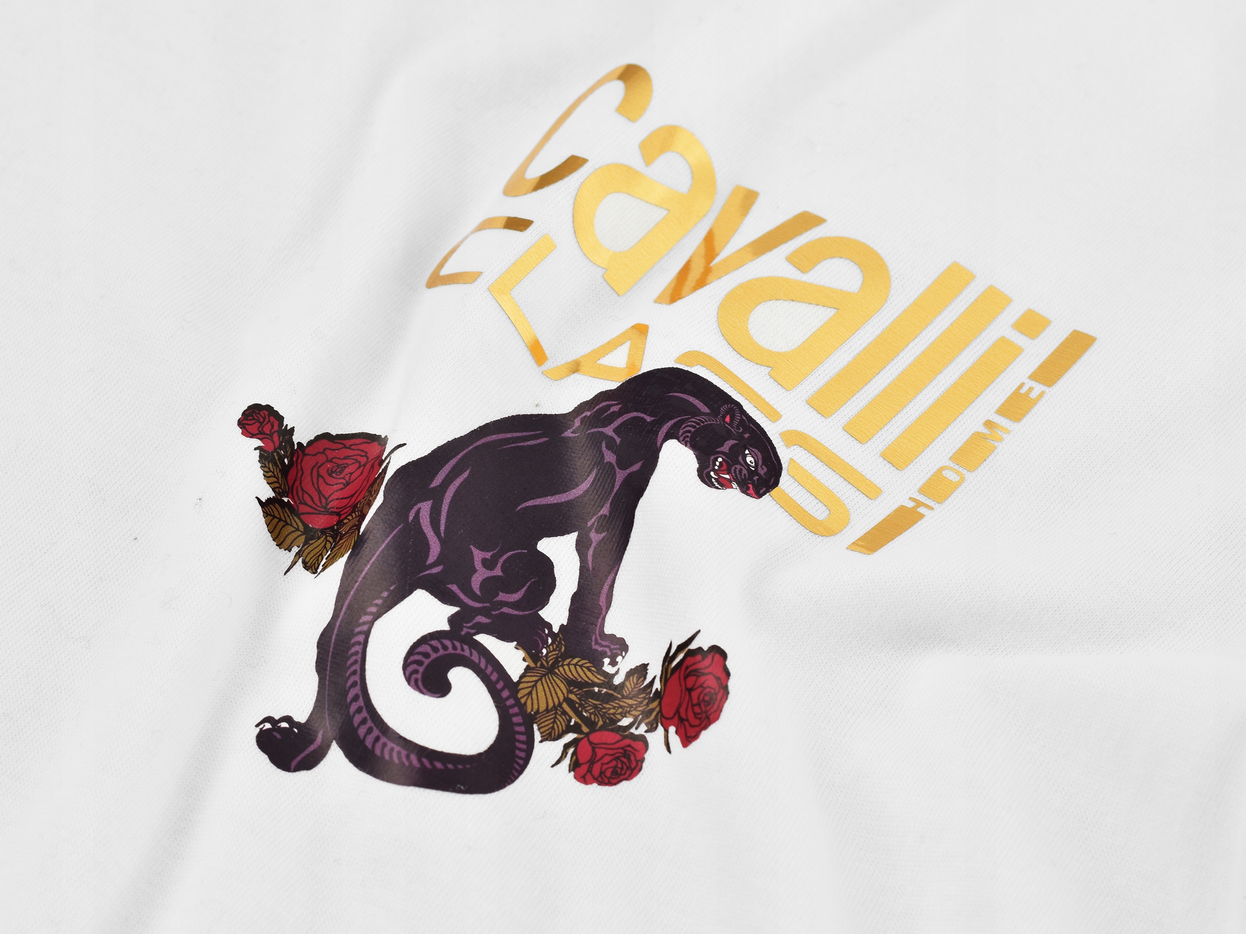 ZESTAW CAVALLI CLASS D001057-B001 T-SHIRT SPODENKI Rozmiar L