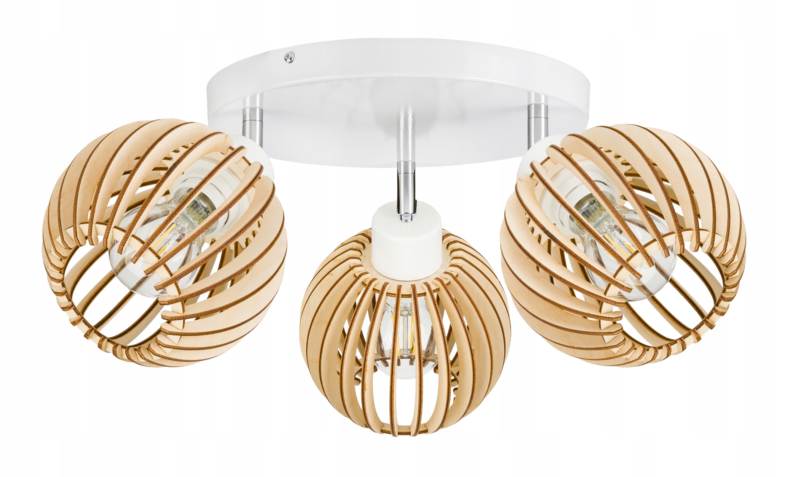 Lampa stropní svítidlo stropní lustr pohyb loft Dřevo 3