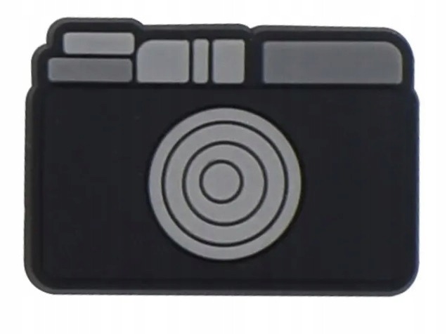 PRZYPINKA PIN DO BUTÓW CROCS CROCSÓW OZDOBA APARAT FOTOGRAFIA LUSTRZANKA