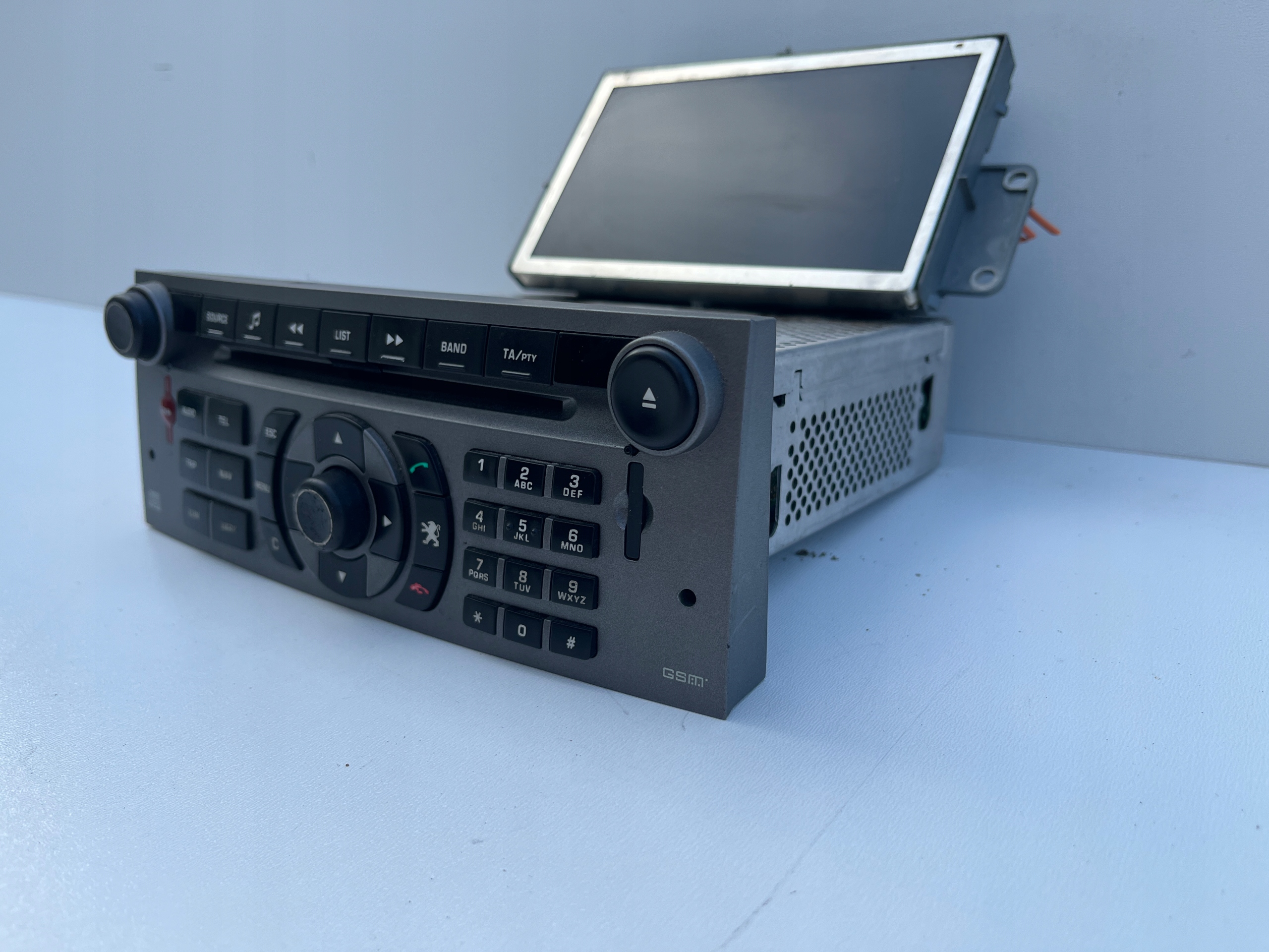 RADIO CD navigation GSM RT3 display Peugeot 407 04-11r.