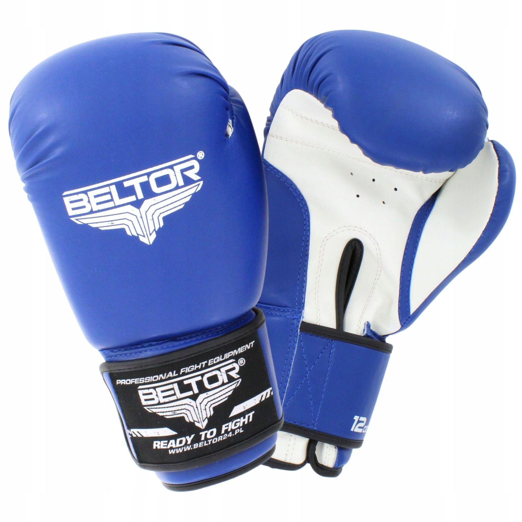Boxerské rukavice Spartacus Beltor modro-bílé 10 Oz