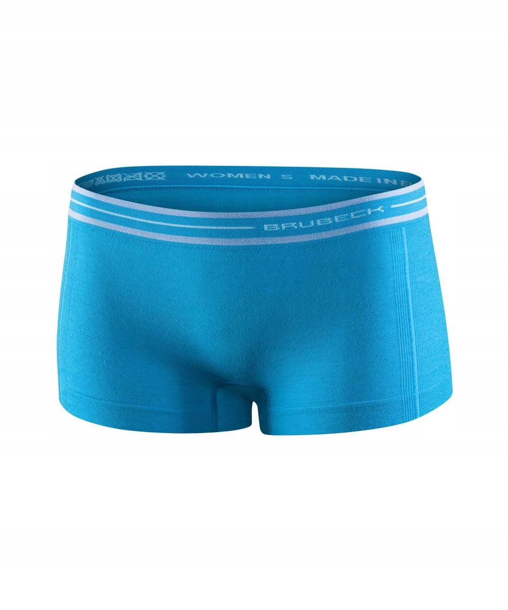 

Brubeck Bokserki Damskie Active Wool Błękitne XL