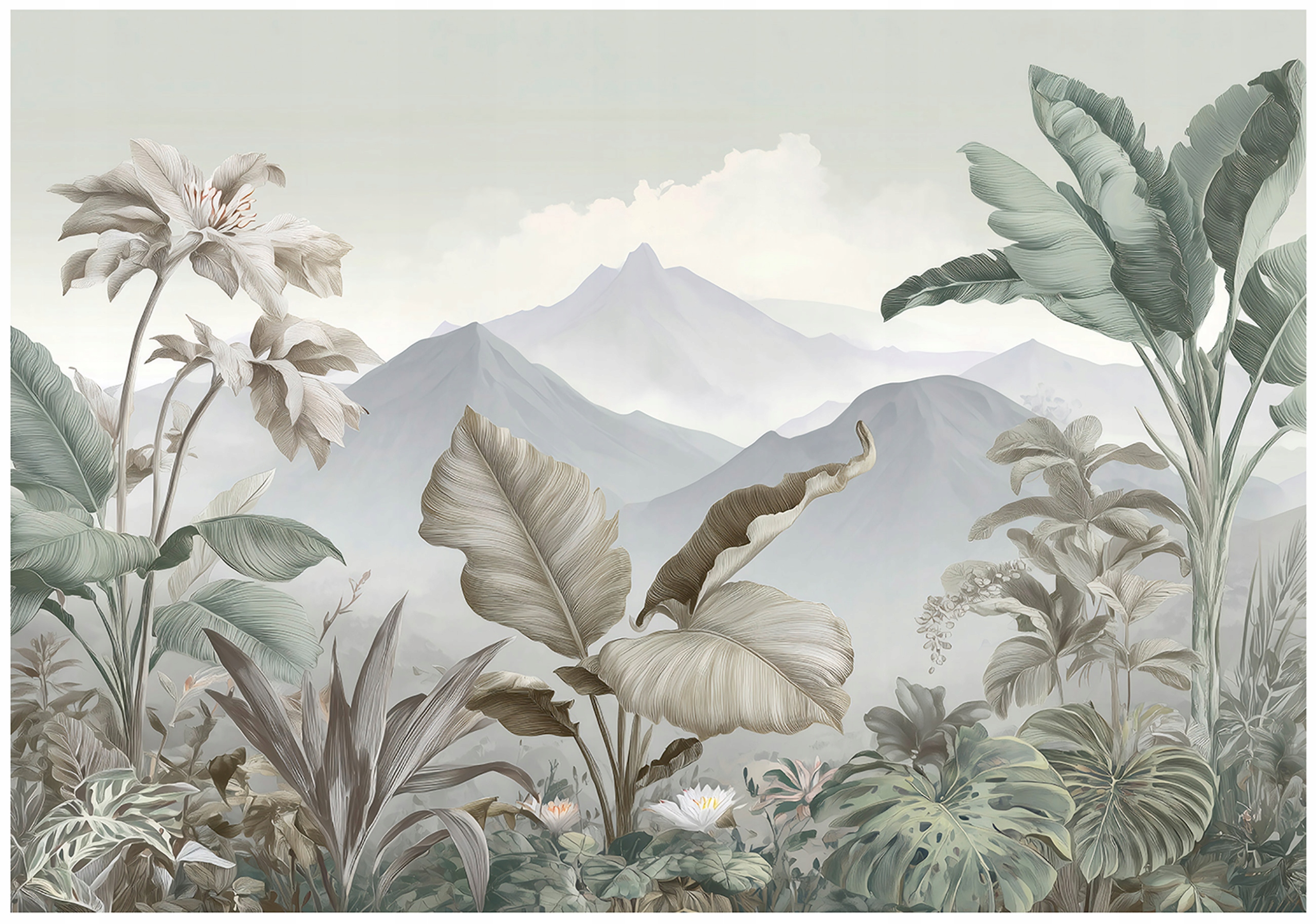 Fototapeta Hory Džungle Příroda Ložnice Obývací Pokoj Tapeta Flizelina 300x210