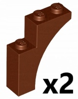 

Lego Arch Łuk 1x3x3 Brązowy 13965 6055086 -2szt