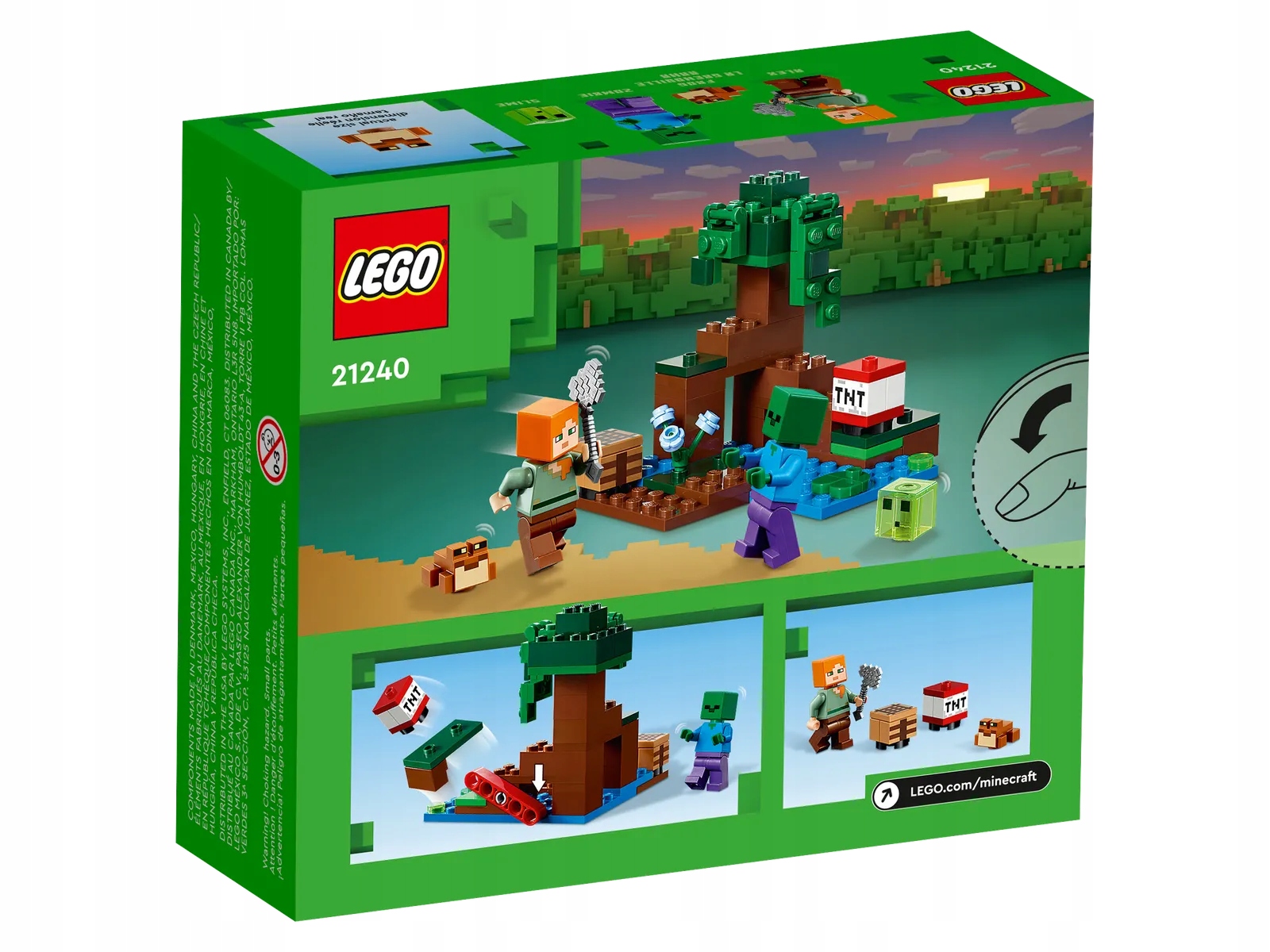 LEGO Minecraft 21240 Przygoda na mokradłach Numer produktu 21240