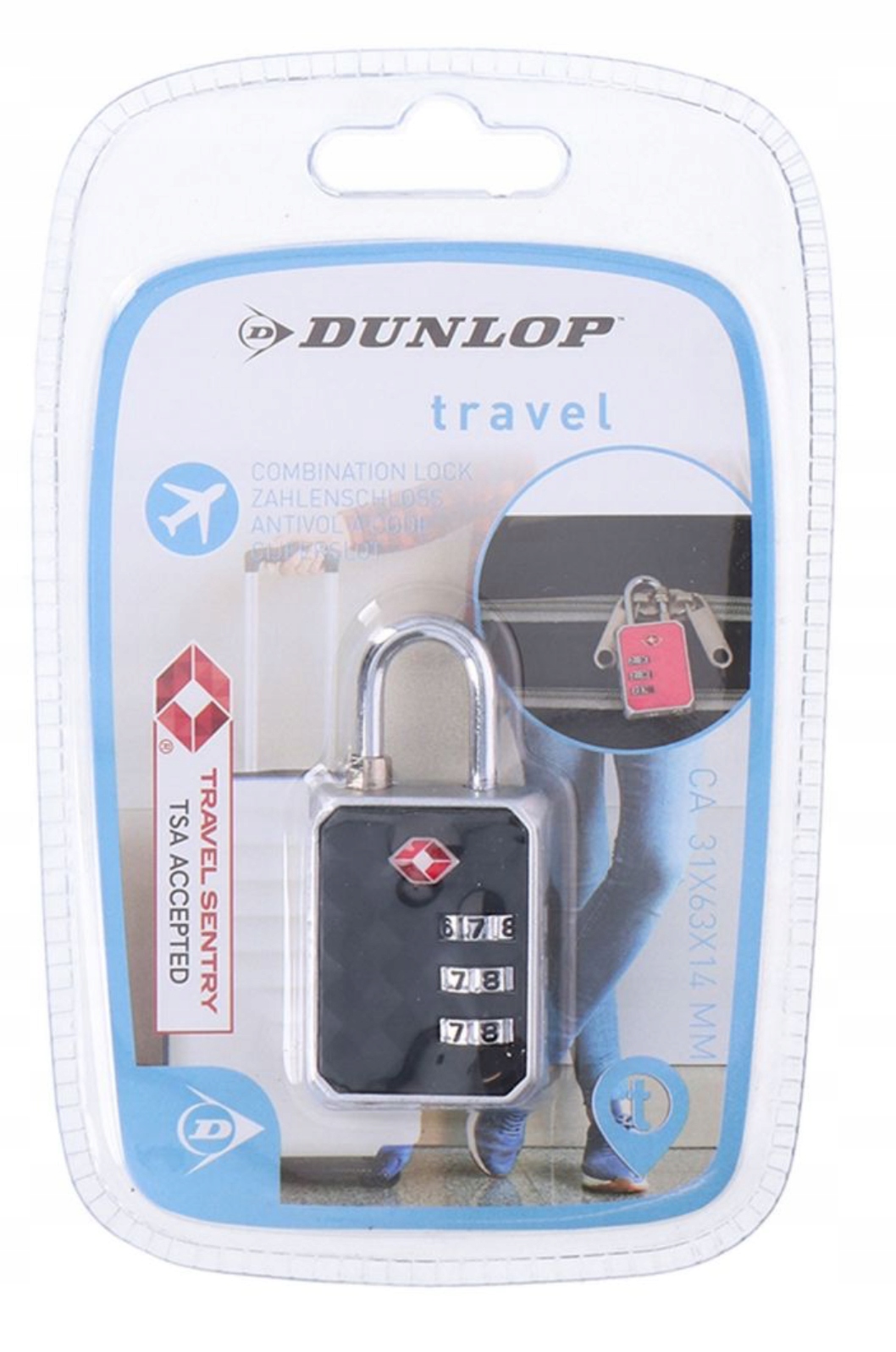 

Mała Kłódka Na Szyfr Do Walizki Bagażu Tsa Dunlop