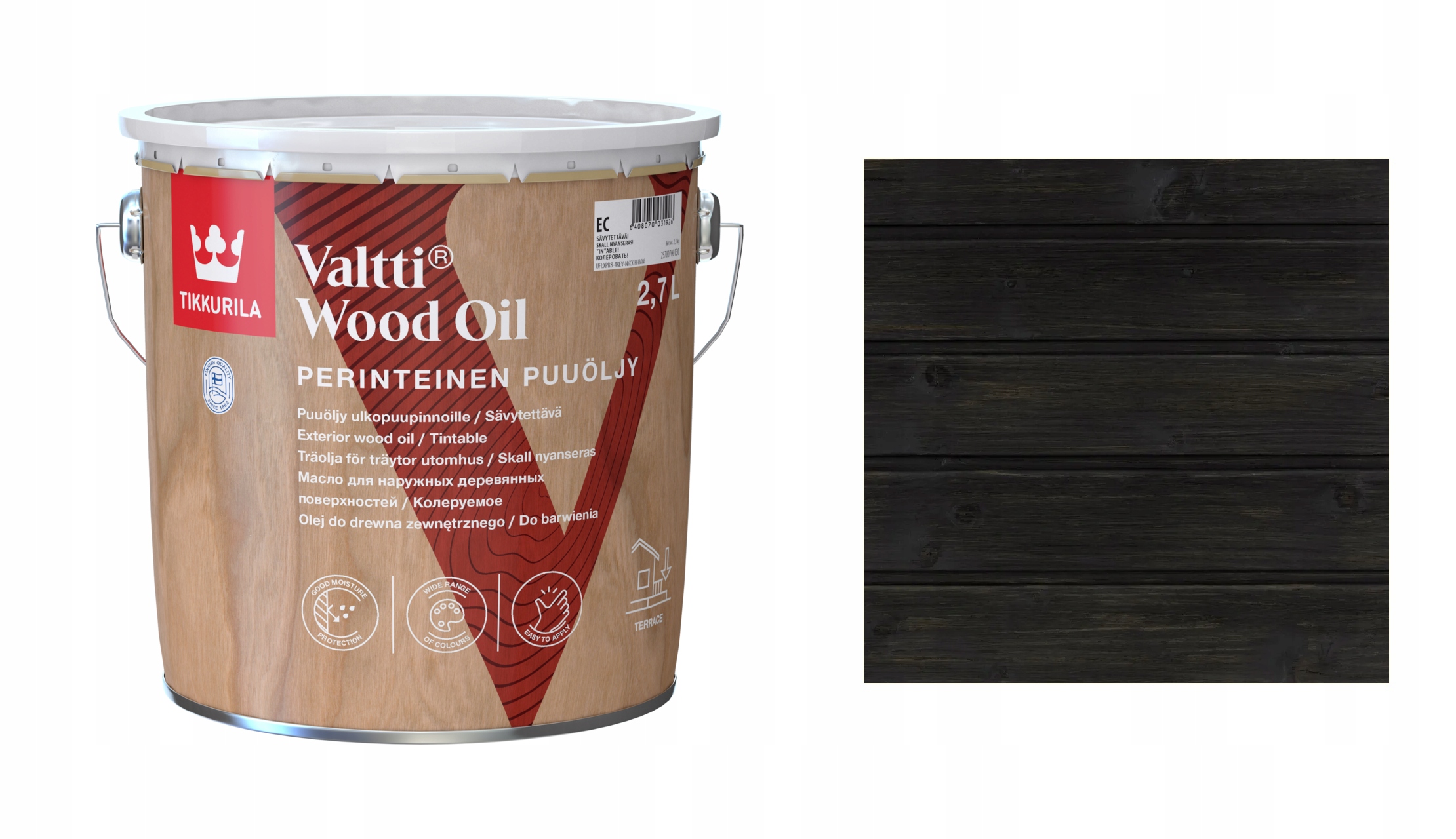 Tikkurila Valtti Wood Oil 2,7L 209A Infinite Rozpuszczalnikowy Ochronny
