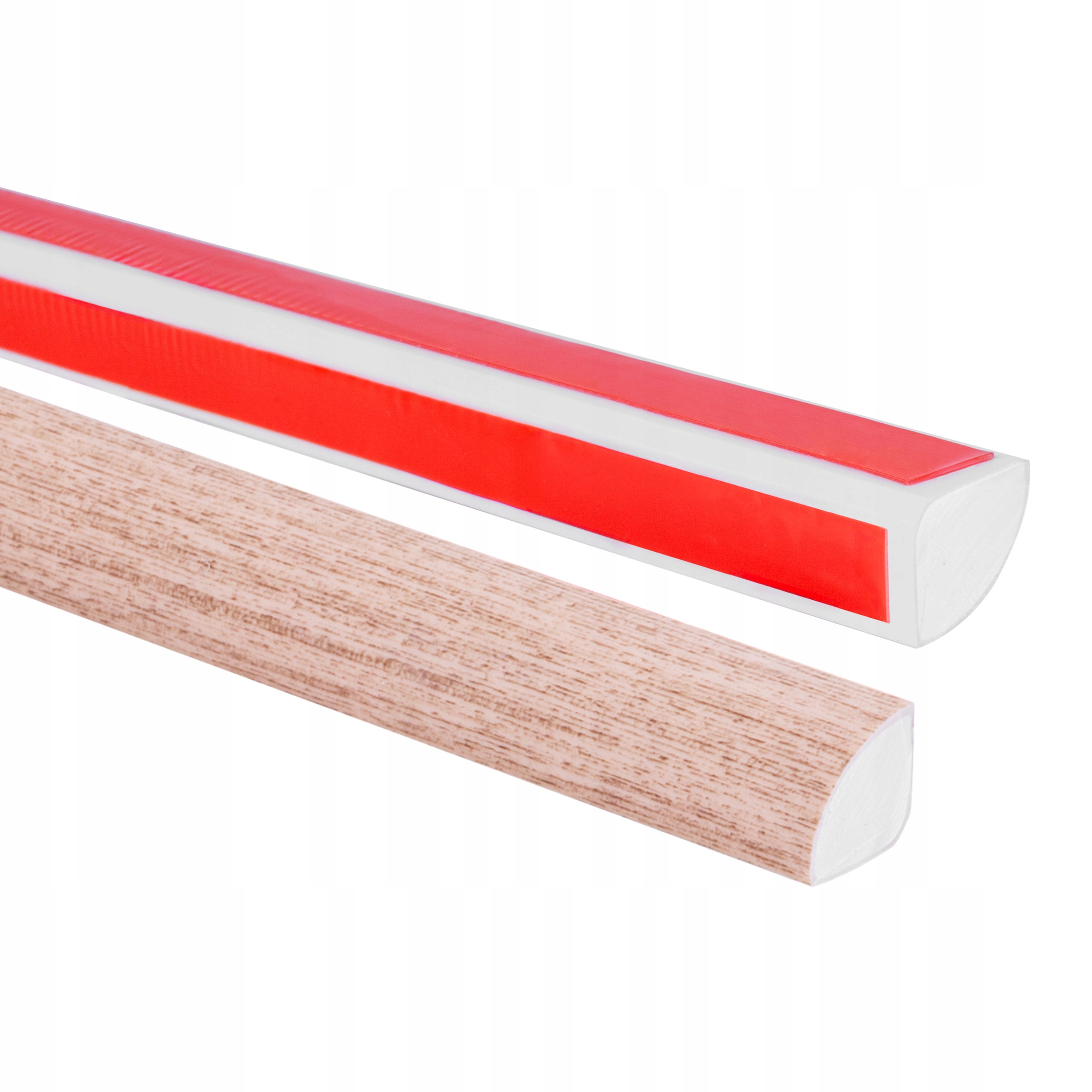 Štvrťvalec z Pvc v rolke, samolepiaci, dekoratívna lišta, dub, 3 m, 10 mm