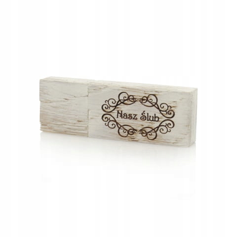 

Drewniany pendrive 8GB + grawer Nasz Ślub