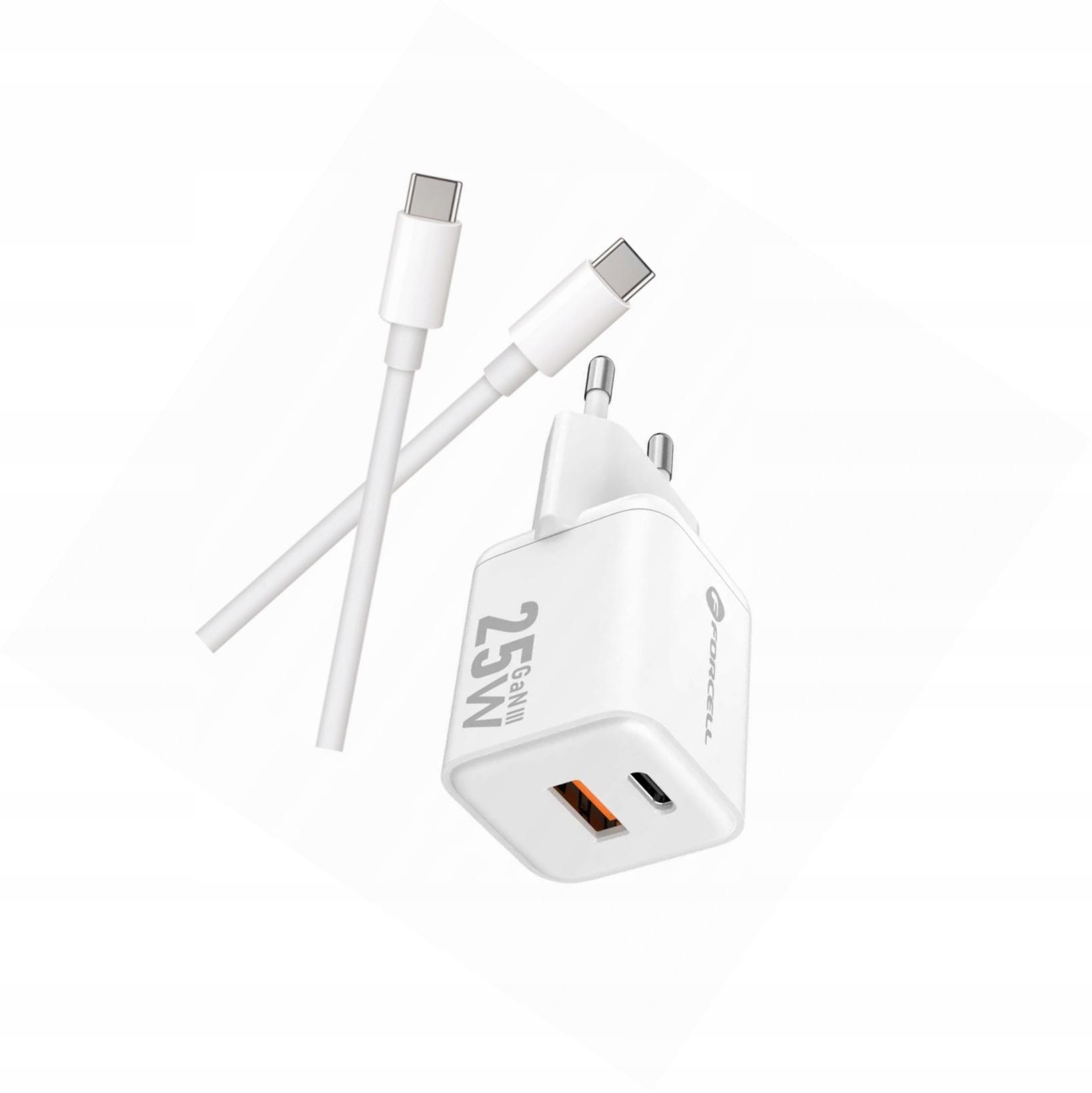 Szybka ładowarka Gan 25W 2 porty z długim kablem Usb-c do Realme Gt 7 Pro