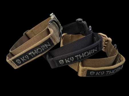 K9 Thorn Obroża Charlie Z Rączką Rozmiar L Czarna Dla Psa