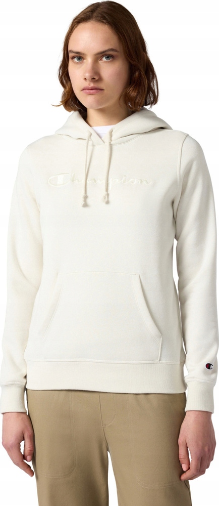 Mikina Dámská Champion Hooded Sweatshirt Krémová 118379 WW056 vel. M