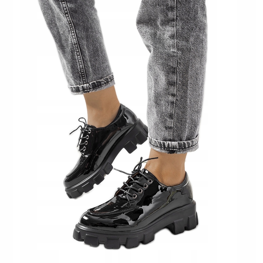 

Półbuty lakierowane damskie buty Donker r.38
