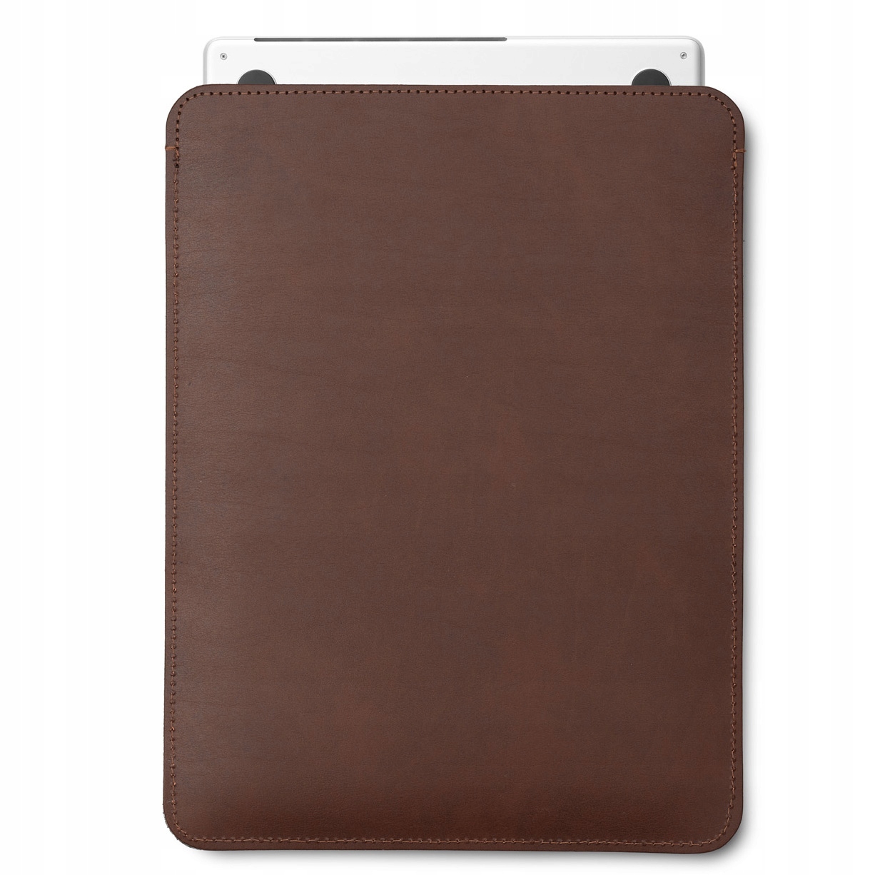 BALTAN Etui skórzane Premium do MacBooka Pro 14" M4 ciemny brąz — 12