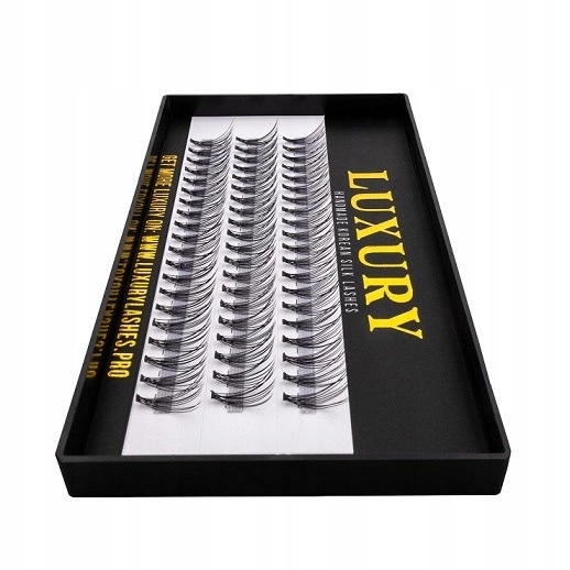 LUXURY Kępki Rzęs GOLD C 11mm