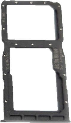 HUAWEI P30 LITE SZUFLADKA SZUFLADA PODSTAWKA TACKA KARTY SIM PAMIĘCI CZARNA