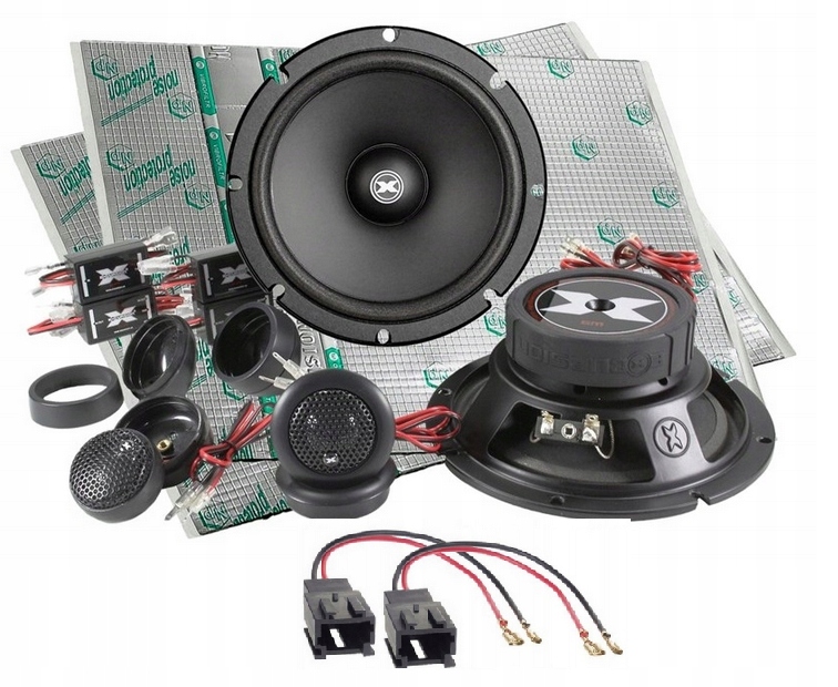 Reproduktory 165 mm Citroen C2 C3 C4 Peugeot 206 306 307 Excursion SX-6C Podložky
