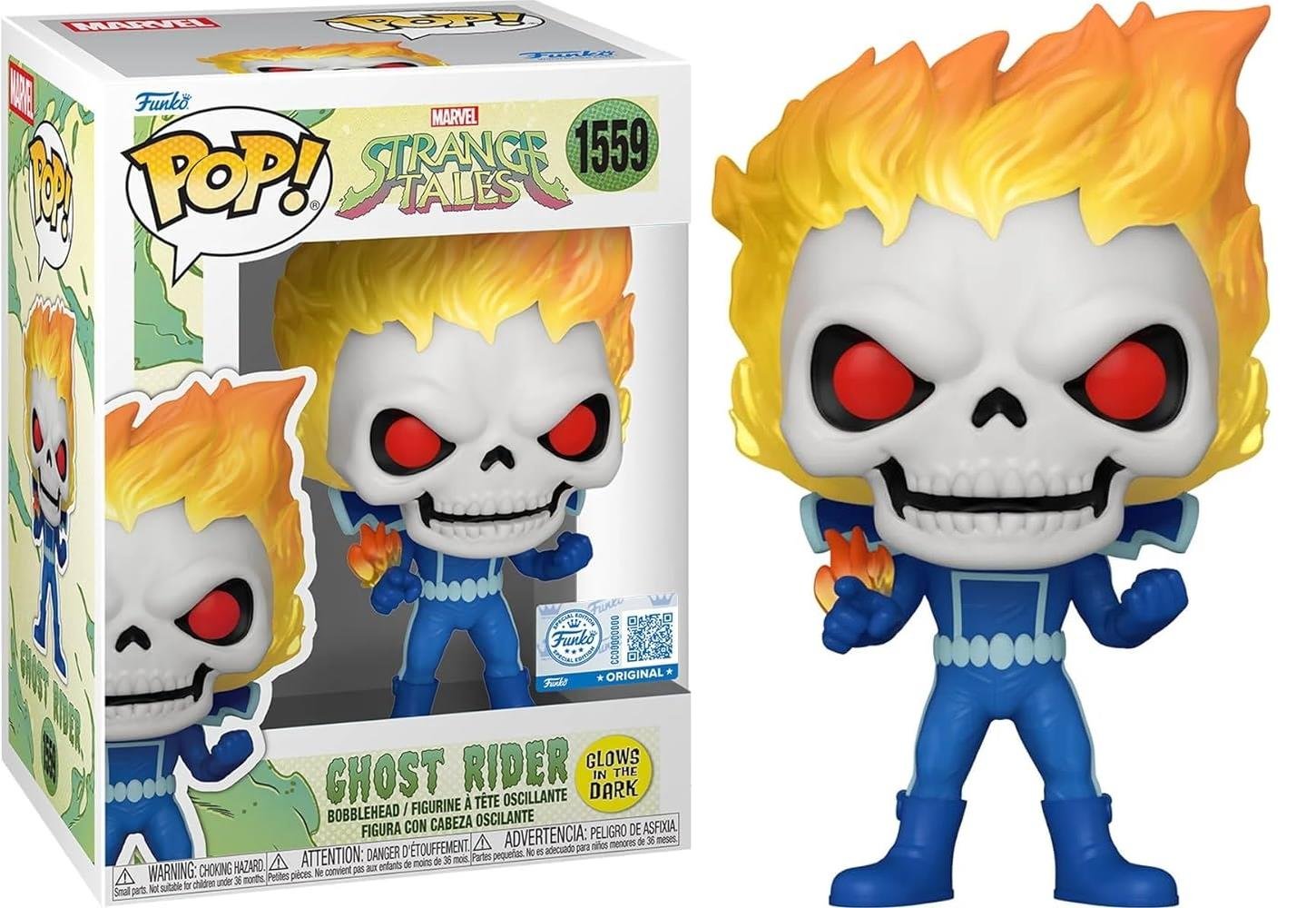 Funko Pop! Marvel: Strange Tales Ghost Rider (Svítící ve tmě) #1559
