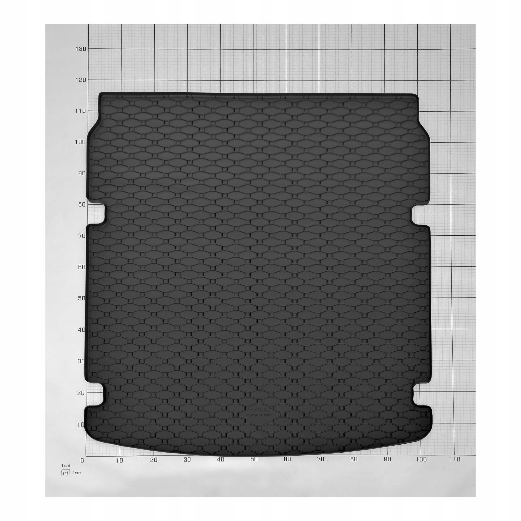 Zestaw dywaników do AUDI A7 od 2018 - dywaniki gumowe i mata bagażnikowa Materiał guma