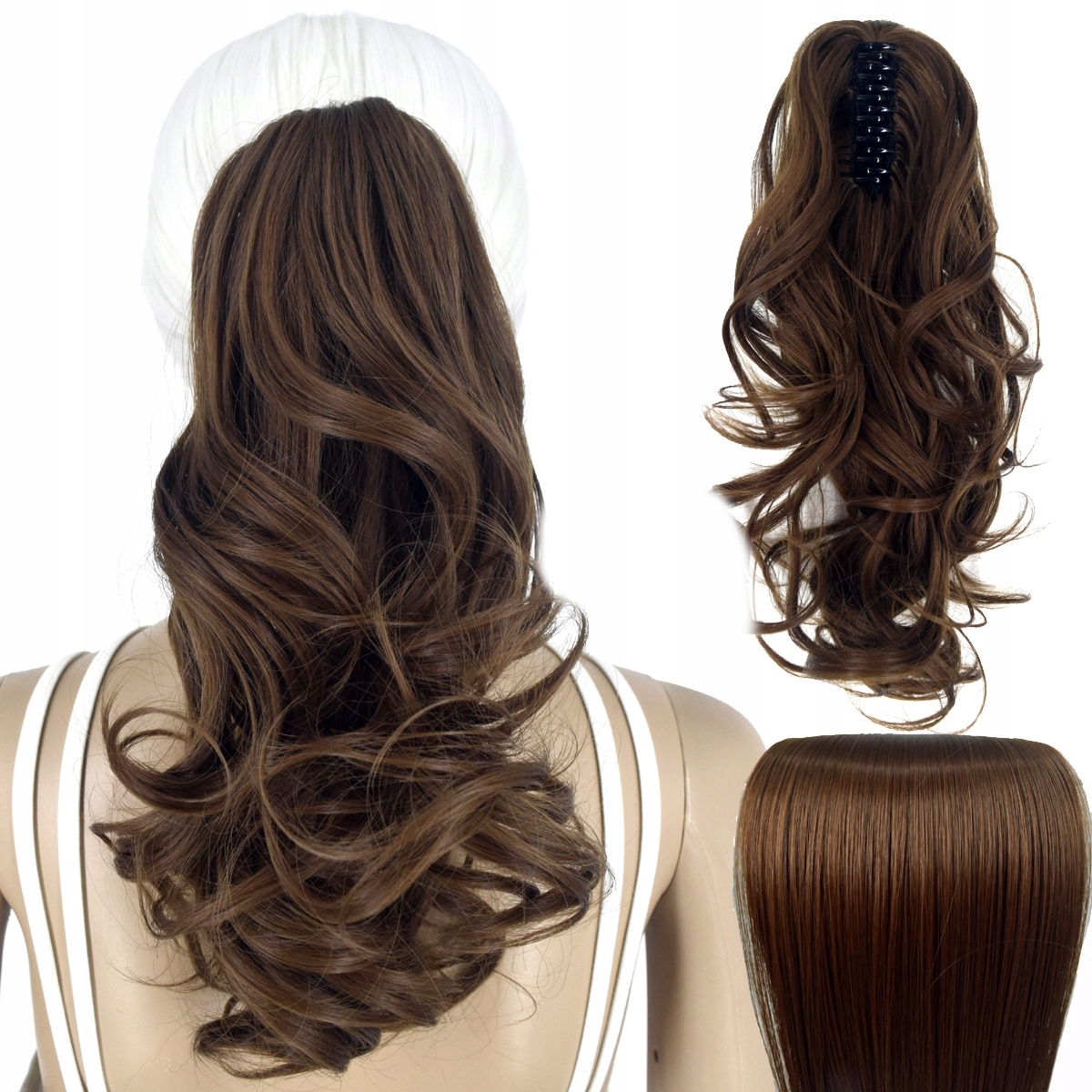 

Doczepiane Włosy Kucyk Na Klipsie Clip In 35cm