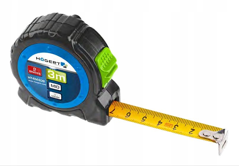 

Hogert HT4M410 Miara Taśma Zwijana 5m 19MM Stalowa
