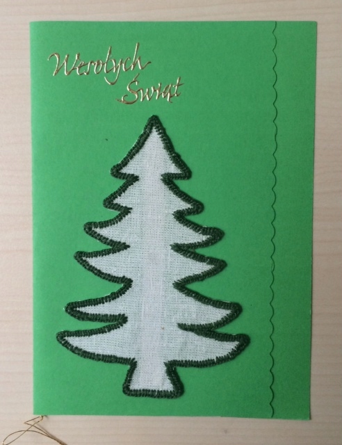 

Kartka Świąteczna Hand Made Z Życzeniami