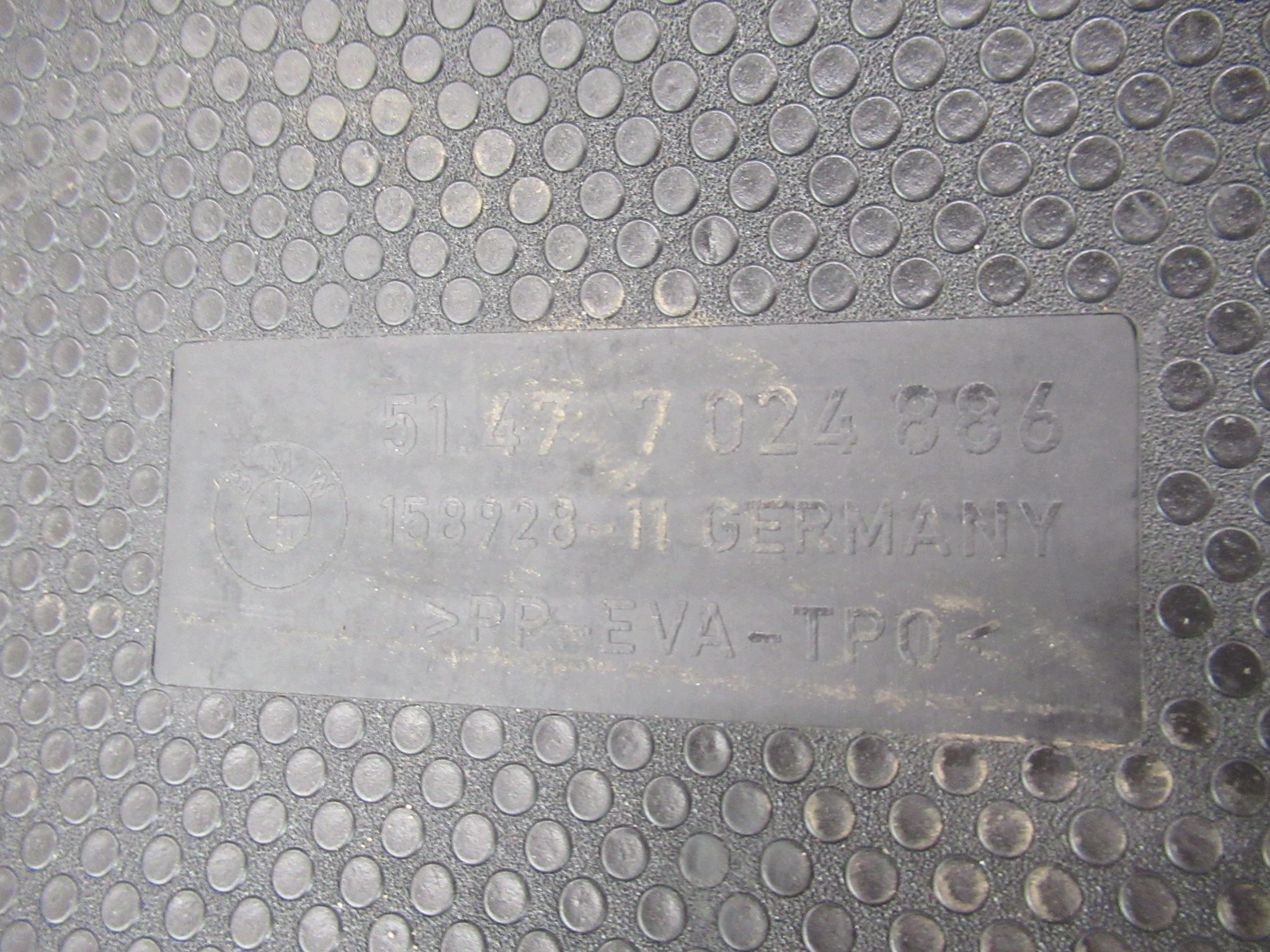 floor boot mata mats upholstery cover BMW e60 sedan