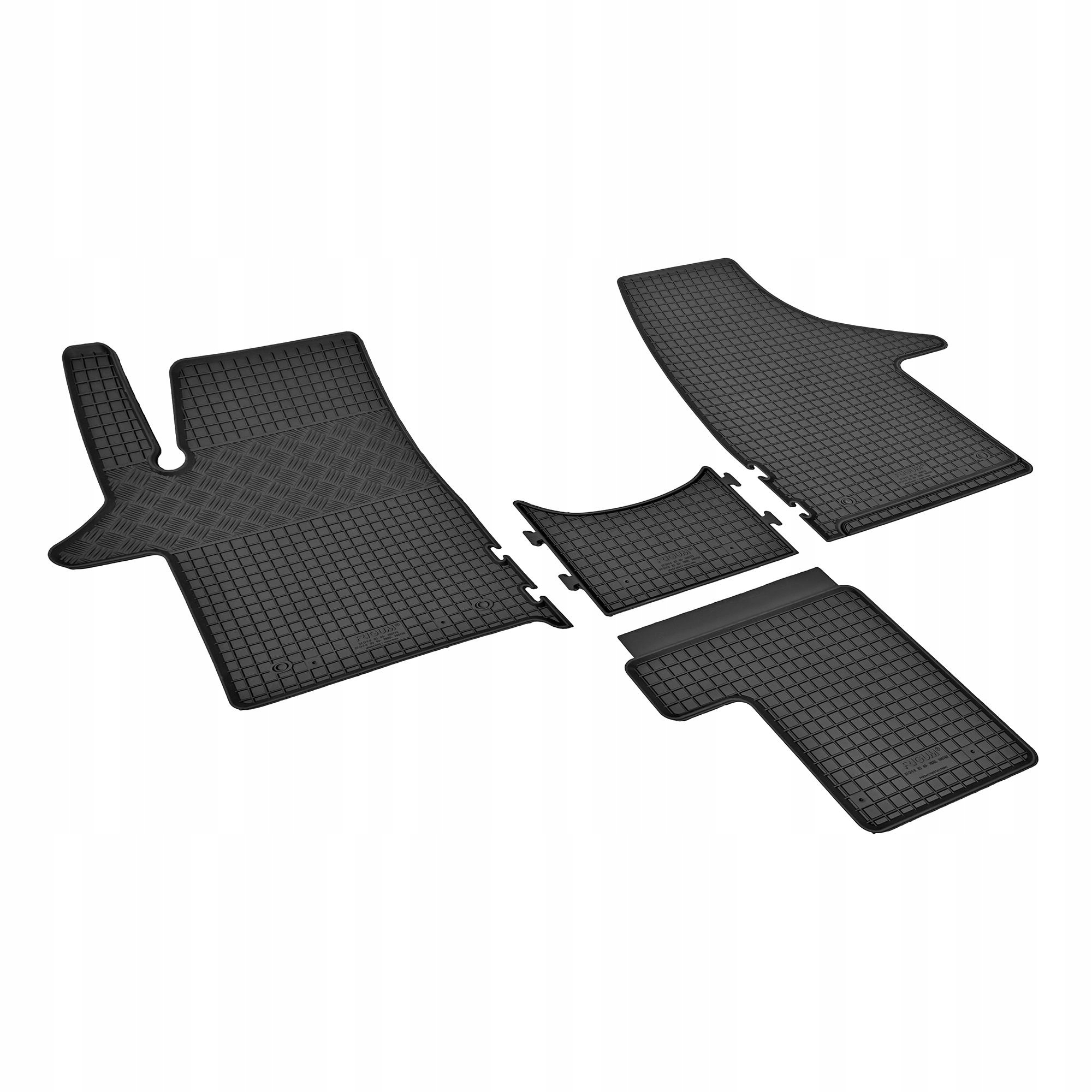 Zestaw dywaników do VW T6 Multivan 8 miejsc od 2015 do 2019 | L1 + TUNEL Stan opakowania oryginalne