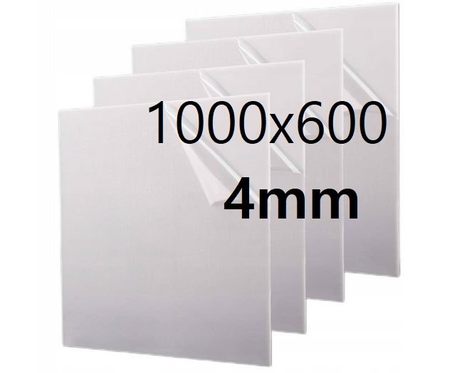 Plexi Plexa deska na míru mléčná opál 100 cm x 60 cm x 4 mm