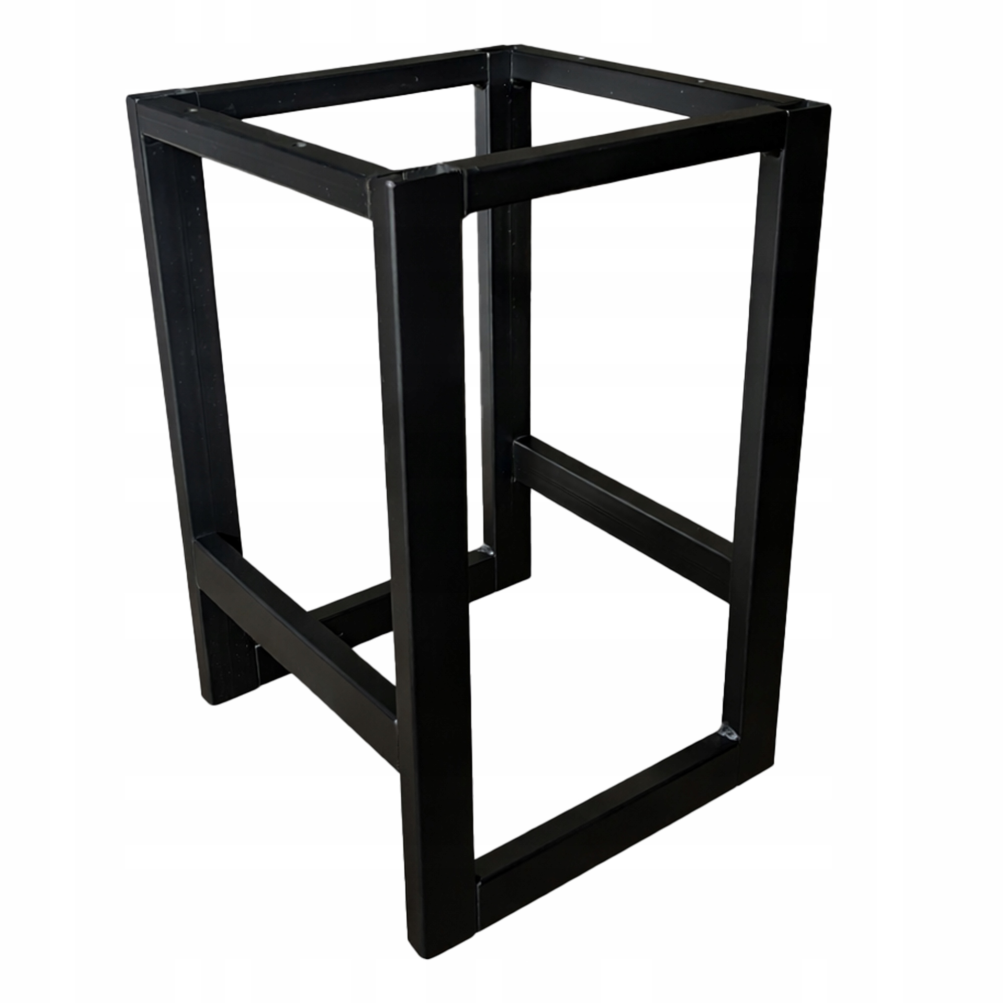 Rám stoličky loft 45 cm kovový pod pracovní desku 30x30 kuchyňská stolička černá